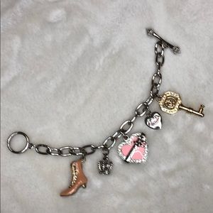 Juicy couture bracelet with little champ all over